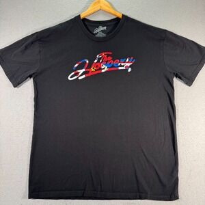 The Hoopery Stop Asian Hate T-Shirt Men 2XL Black Graphic Hoop Active Streetwear